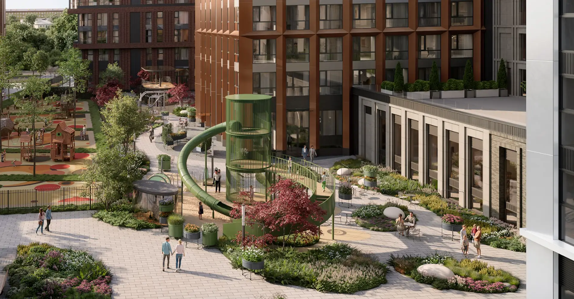 Визуализация здания